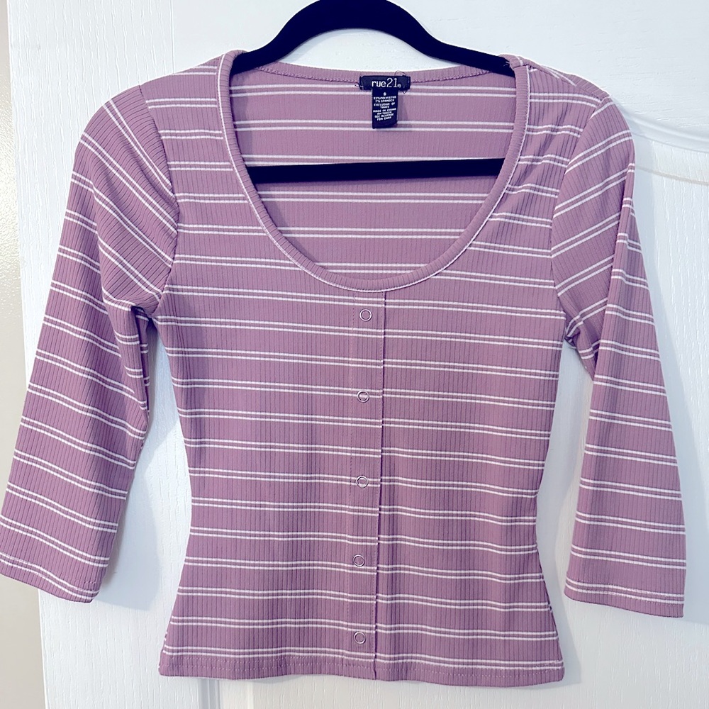 Stripped crop top